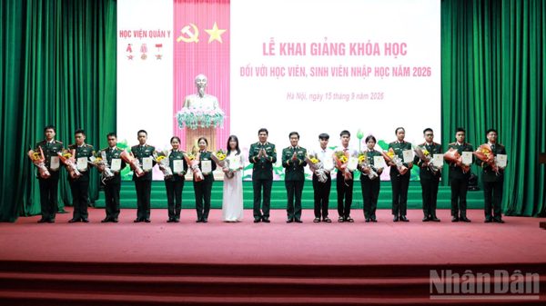 Học viện Quân y khai giảng khóa học đối với học viên, sinh viên nhập học năm 2026