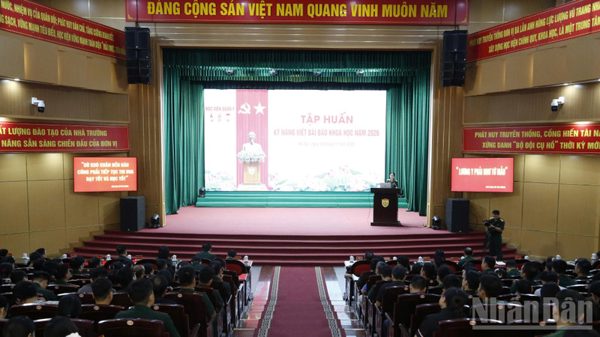 Học viện Quân y nâng cao năng lực công bố công trình khoa học trên các tạp chí uy tín