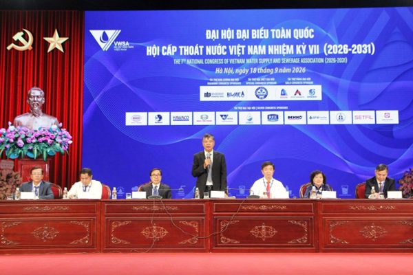 Hội Cấp Thoát nước Việt Nam đổi mới hoạt động, đẩy mạnh số hóa nhiệm kỳ 2026-2031
