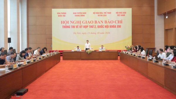 Hội nghị giao ban báo chí thông tin về Kỳ họp thứ hai, Quốc hội khóa XVI