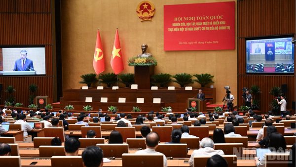 Hội nghị toàn quốc nghiên cứu, học tập, quán triệt và triển khai thực hiện một số Nghị quyết, Chỉ thị của Bộ Chính trị