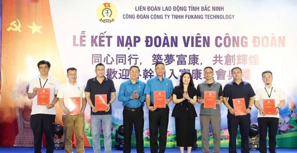 Hơn 1.200 lao động nước ngoài gia nhập Công đoàn ở Bắc Ninh