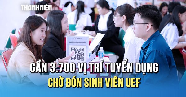 Hơn 100 doanh nghiệp mang gần 3.700 vị trí tuyển dụng đến sinh viên UEF