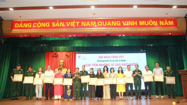 Hơn 11 tỷ đồng ủng hộ Chiến dịch Tri ân liệt sĩ năm 2026 "Gọi tên những vì sao đất nước"