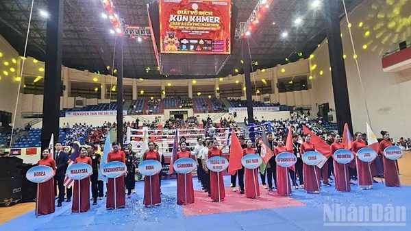 Hơn 170 võ sĩ tranh tài giải Kun Khmer châu Á