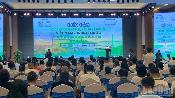 Hơn 300 doanh nghiệp tham gia xúc tiến thương mại, đầu tư, du lịch Việt Nam-Trung Quốc