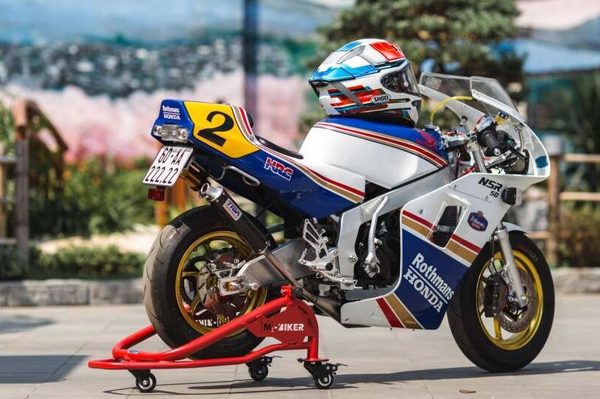 Honda NSR50 Rothmans biển ngũ quý 2, mô tô 50cc được phục chế cầu kỳ