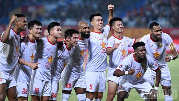 Hồng Lĩnh Hà Tĩnh đánh bại Thể Công Viettel 3-1 ngay tại Hàng Đẫy