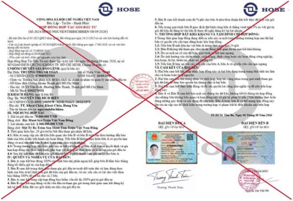 HOSE cảnh báo chiêu giả mạo logo, làm giả chữ ký lãnh đạo để lừa nhà đầu tư