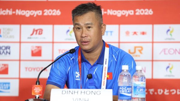 Huấn luyện viên Đinh Hồng Vinh: Asian Games 2026 giúp U23 Việt Nam trưởng thành hơn