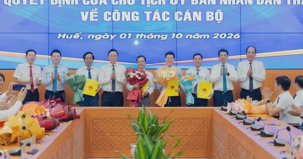 Huế điều động bổ nhiệm 17 cán bộ lãnh đạo các sở, ban quản lý dự án