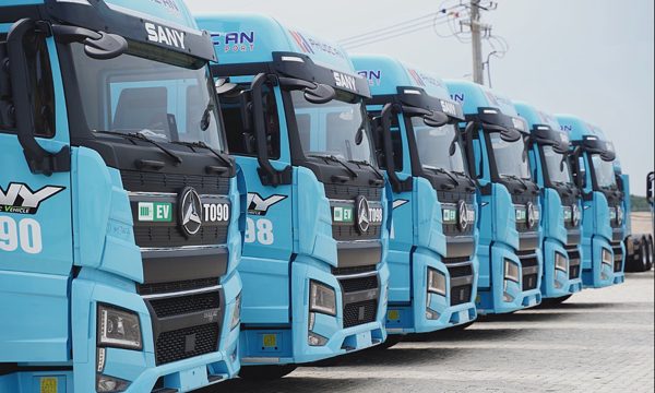 Hưng Thịnh EV Truck bán 250 xe đầu kéo điện Sany