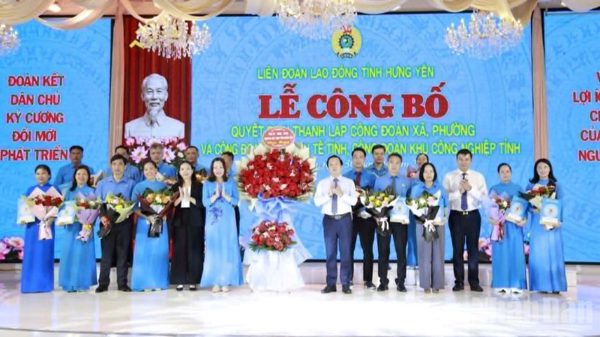 Hưng Yên hình thành tổ chức công đoàn vững mạnh, tham gia bảo vệ quyền lợi cho người lao động