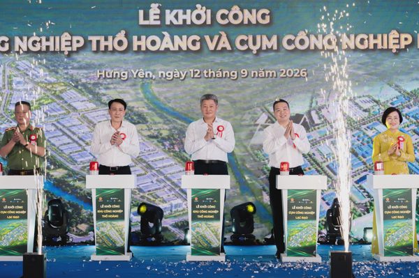 Hưng Yên khởi công 2 dự án công nghiệp quy mô gần 6.000 tỷ đồng