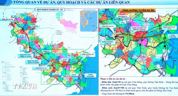 Hưng Yên lên kế hoạch xây dựng hai trục giao thông chiến lược