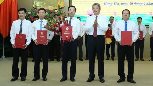 Hưng Yên thành lập nhiều đơn vị mới và bổ nhiệm lãnh đạo