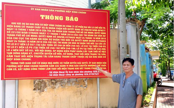 Hủy án vụ hai cựu lãnh đạo Công ty Đại Hải liên quan hàng trăm nền đất ở khu dân cư Sông Đà