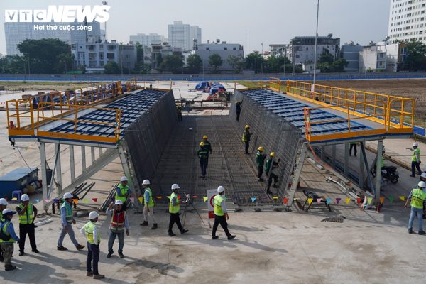 Huy động 10.000 người thi công loạt hạng mục dự án metro Bến Thành-Cần Giờ