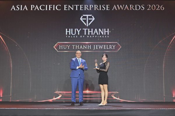 Huy Thanh Jewelry được vinh danh “Thương hiệu truyền cảm hứng” tại APEA 2026