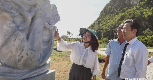 'Huyền thoại Ngũ Hành Sơn' được khắc vào đá, đoạt giải nhất cuộc thi điêu khắc