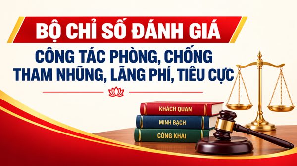 [Infographic] Bộ Chỉ số đánh giá công tác phòng, chống tham nhũng, lãng phí, tiêu cực