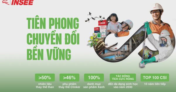 INSEE Việt Nam kiên định hành trình xanh hóa sản xuất, kiến tạo giá trị bền vững