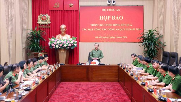 Kéo giảm 7,76% số vụ phạm tội về trật tự xã hội so quý III/2025