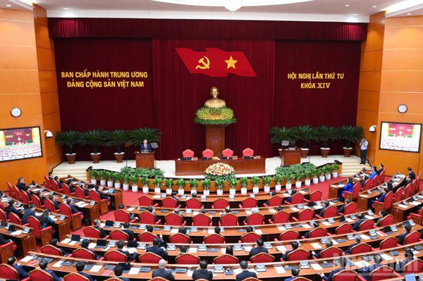 Kết luận Hội nghị lần thứ tư Ban Chấp hành Trung ương Đảng khóa XIV về Đề cương tổng kết thực tiễn và nghiên cứu sửa đổi, bổ sung Điều lệ Đảng