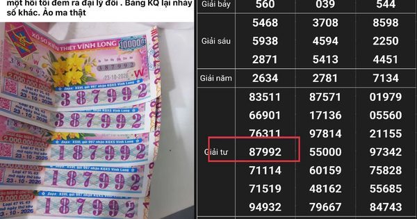 Kết quả xổ số Vĩnh Long ngày 23.10 bị nhầm giải 3 triệu đồng, vì sao?