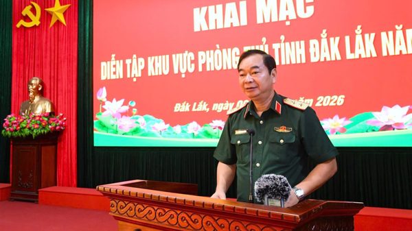 Khai mạc diễn tập khu vực phòng thủ tỉnh Đắk Lắk