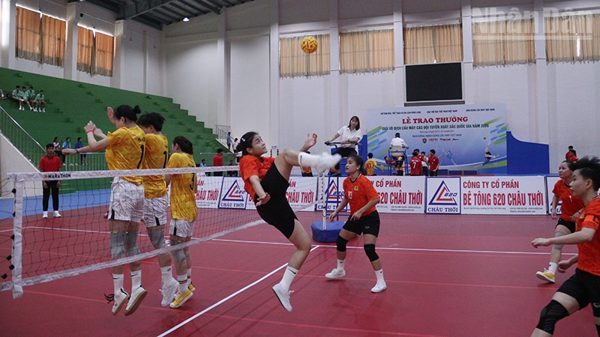 Khai mạc Giải vô địch cầu mây các đội tuyển xuất sắc quốc gia tại tỉnh Vĩnh Long