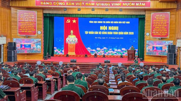 Khai mạc Hội nghị tập huấn cán bộ công đoàn toàn quân năm 2026