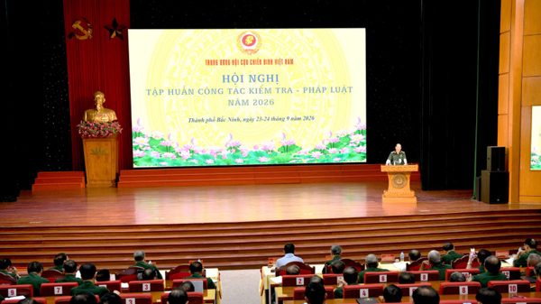 Khai mạc Hội nghị tập huấn toàn quốc về công tác kiểm tra-pháp luật Hội Cựu chiến binh Việt Nam năm 2026