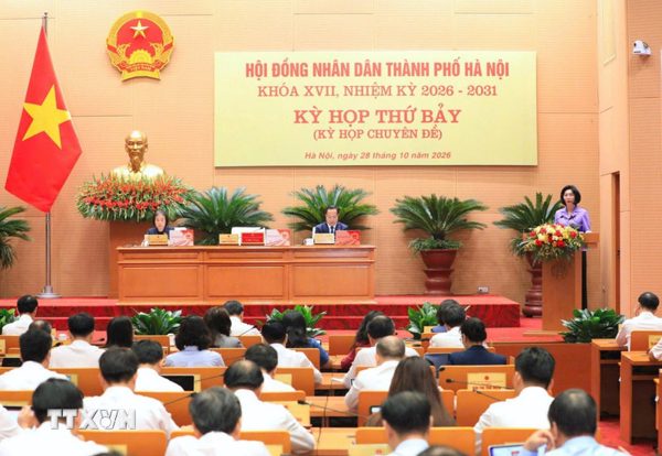 Khai mạc kỳ họp thứ bảy Hội đồng Nhân dân thành phố Hà Nội khóa XVII