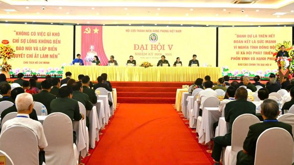 Khai mạc trọng thể Đại hội đại biểu toàn quốc Hội Cựu thanh niên xung phong Việt Nam lần thứ V