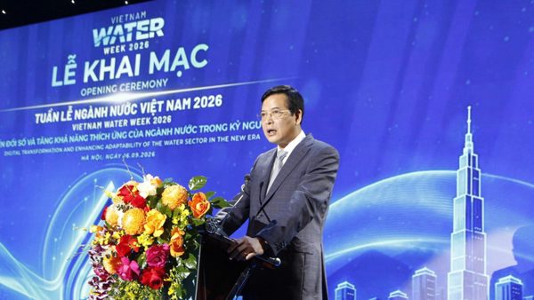 Khai mạc Vietnam Water Week 2026: Ngành nước trước những yêu cầu mới trong quản trị, công nghệ và thích ứng với biến đổi khí hậu