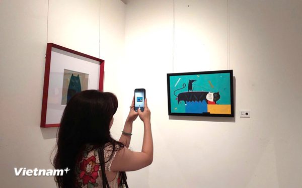Khám phá muôn mặt đời sống qua những bức tranh vẽ mèo của Phan Hiền Nhân