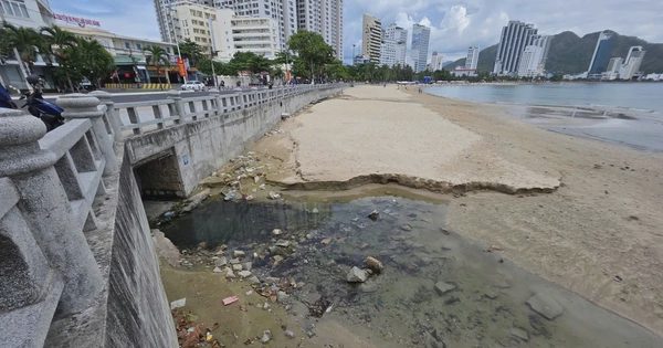 Khánh Hòa đóng 5 cửa xả dọc bãi tắm phía bắc Nha Trang, chống ô nhiễm biển