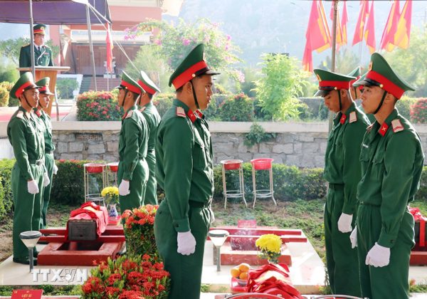Khánh Hòa: Tiễn đưa các liệt sỹ về nghĩa trang an nghỉ cùng đồng đội
