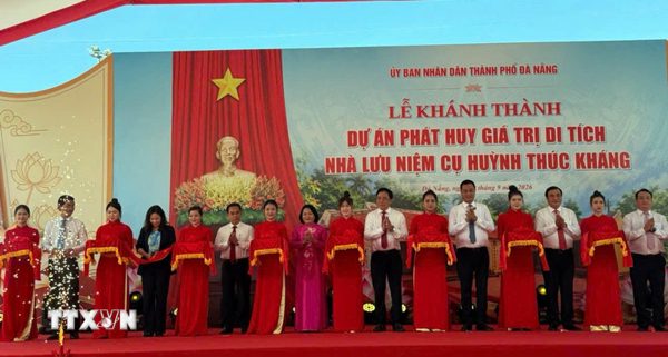 Khánh thành Dự án phát huy giá trị di tích Nhà lưu niệm cụ Huỳnh Thúc Kháng