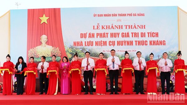 Khánh thành Khu phát huy giá trị di tích Nhà lưu niệm Cụ Huỳnh Thúc Kháng