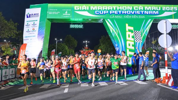 Khoảng 7.000 vận động viên tranh tài tại Giải Marathon - Cà Mau 2026 Cúp Petrovietnam