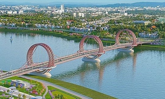 Khởi công cầu gần 2.200 tỷ đồng tái hiện bờ xe nước trên sông Trà Khúc