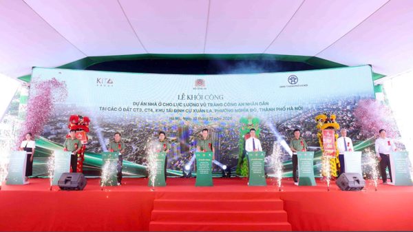Khởi công Dự án nhà ở cho lực lượng vũ trang Công an nhân dân tại Xuân La, Hà Nội