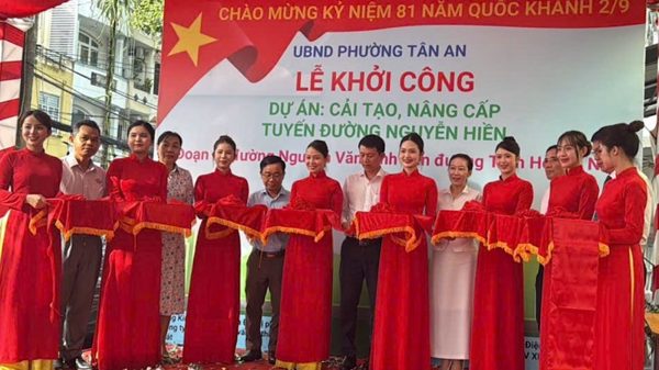 Khởi công hai dự án hạ tầng và giáo dục trọng điểm hơn 72 tỷ đồng