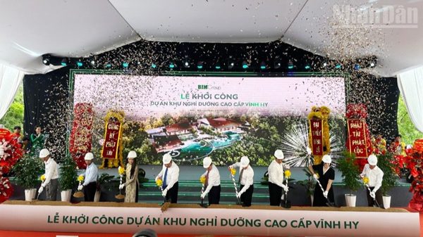 Khởi công khu nghỉ dưỡng cao cấp Vĩnh Hy
