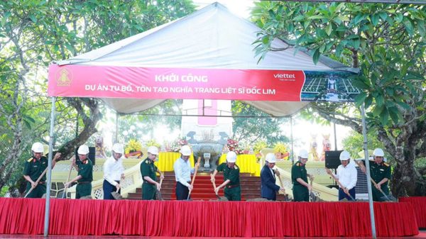 Khởi công tu bổ, tôn tạo Nghĩa trang liệt sĩ Dốc Lim
