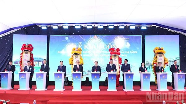Khởi công xây dựng kết cấu hạ tầng khu công nghiệp Liên Hà Thái vốn đầu tư 2.400 tỷ đồng