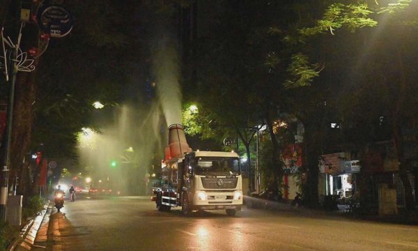 Không khí Hà Nội lại ô nhiễm