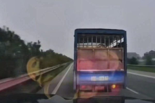 Không nhường đường cho xe ưu tiên trên cao tốc, tài xế ô tô tải bị xử phạt